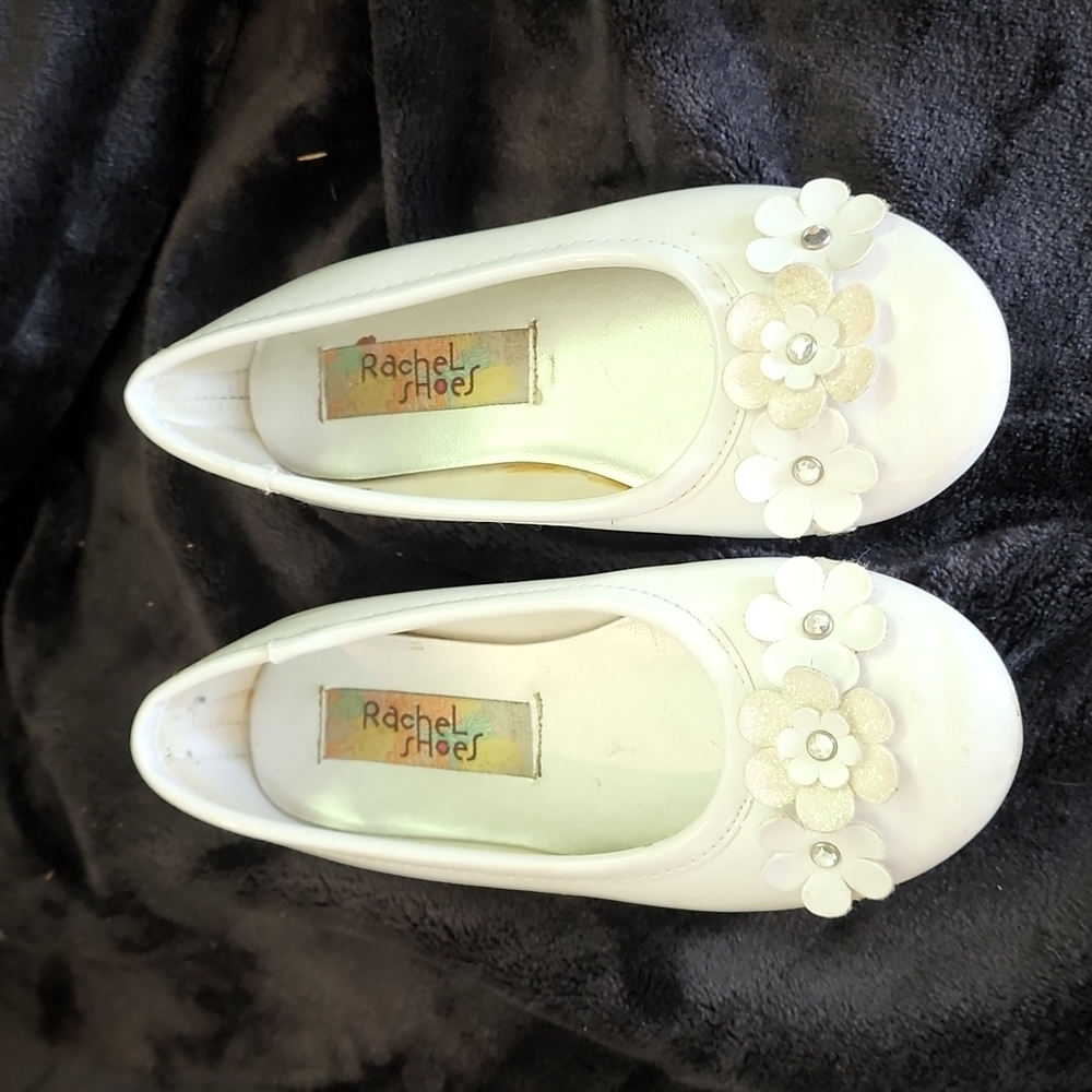 White Rachel Shoes Flats